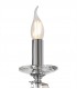 Wall Lamp 1 Candle Light E14, Polished Chrome, Satin Nickel, Clear Crystal - 7