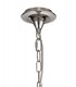 Ceiling Chandelier Pendant 3 Light E14 Polished Chrome, Satin Nickel, Clear Crystal - 4