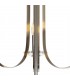 Ceiling Chandelier Pendant 3 Light E14 Polished Chrome, Satin Nickel, Clear Crystal - 6