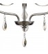 Ceiling Chandelier Pendant 3 Light E14 Polished Chrome, Satin Nickel, Clear Crystal - 8
