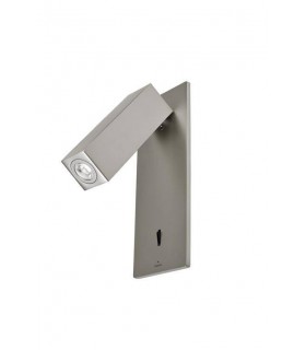 LED 1 Light Indoor Wall Light Reading Lamp Satin Nickel - 1