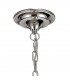 Ceiling Chandelier Pendant 8 Light E14 Polished Chrome, Satin Nickel, Clear Crystal - 4