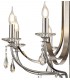 Ceiling Chandelier Pendant 8 Light E14 Polished Chrome, Satin Nickel, Clear Crystal - 7