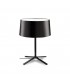 3 Light Table Lamp with Black Fabric Shade, E27 - 1