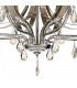 Ceiling Chandelier Pendant 12 Light E14 Polished Chrome, Satin Nickel, Clear Crystal - 8