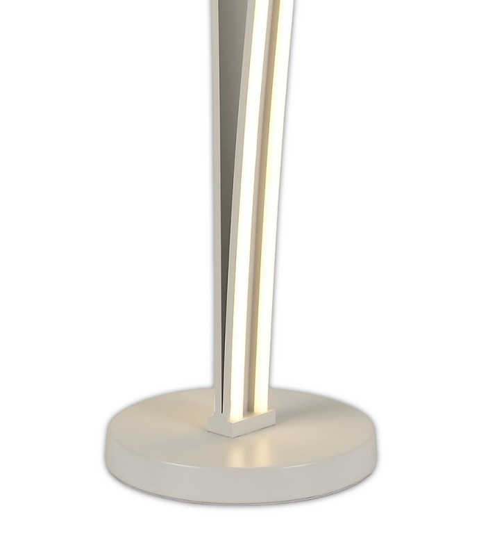 2 Light Floor Lamp Dimmable, 16W, 20W LED, 4000K, 2270lm, White - 4