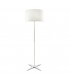 3 Light Floor Lamp with White Fabric Shade, E27 - 1