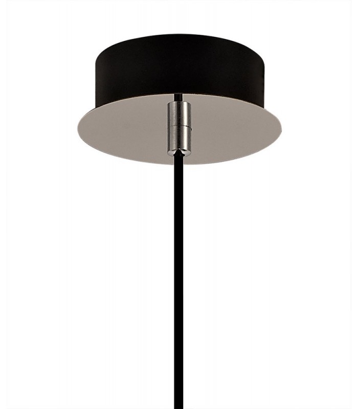 Ceiling Pendant, 1 x 8W LED, 4000K, 720lm, Copper, Black - 4