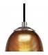 Ceiling Pendant, 1 x 8W LED, 4000K, 720lm, Copper, Black - 5
