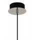 Ceiling Pendant, 1 x 8W LED, 4000K, 720lm, Champagne, Black - 4