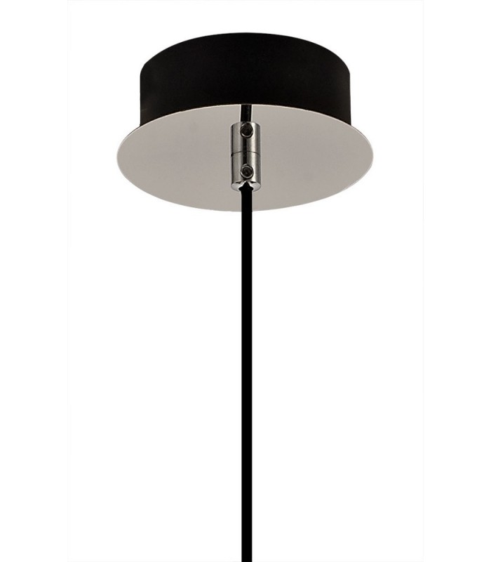 Ceiling Pendant, 1 x 8W LED, 4000K, 720lm, Champagne, Black - 4