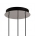 Multiple Ceiling Cluster Pendant, 3 x 8W LED, 4000K, 2160lm, Smoked, Copper & Champagne, Black - 4