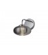 Wall Light Switched, 1 x 8W LED, 4000K, Smoked, Polished Chrome - 1