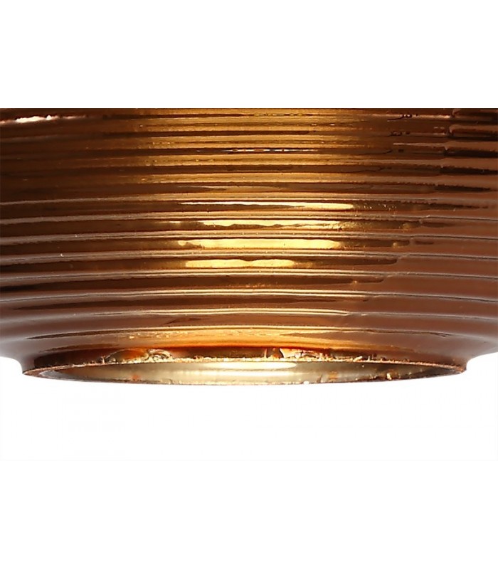 Wall Light Switched, 1 x 8W LED, 4000K, Copper, Polished Chrome - 7