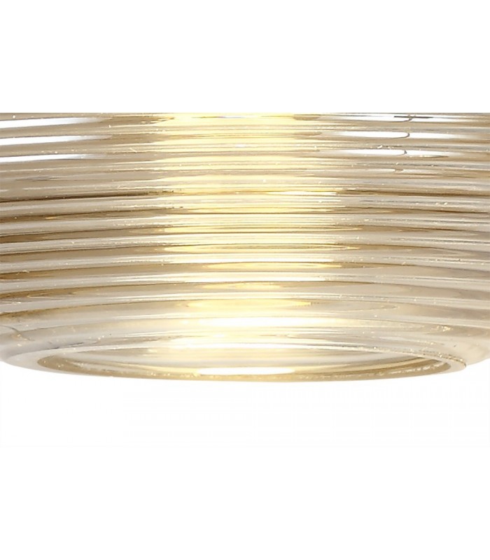 Wall Light Switched, 1 x 8W LED, 4000K, Champagne, Polished Chrome - 7