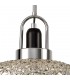 Ceiling Dome Pendant, 1 x E27, Black Smoke & Clear, Polished Chrome - 5