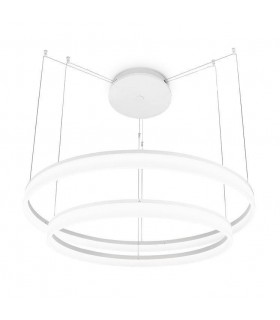 Integrated LED Large Ceiling Pendant Light White - 1