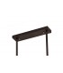 Linear Ceiling Pendant 6 Light E27, Brown Oxide, Bronze With Clear Glass Shades - 10