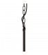 Linear Ceiling Pendant 6 Light E27, Brown Oxide, Bronze With Clear Glass Shades - 11