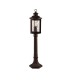 Bollard Post Lamp, 1 x E27, Antique Bronze, Clear Ripple Glass, IP54 - 3
