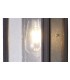 Flush Wall Lamp, 1 x E27, IP54, Anthracite, Clear Seeded Glass - 8