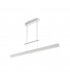 LED 3 Light Ceiling Pendant Bar White - 1