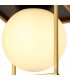 Square Ceiling Flush, 1 Light E14, Matt Black, Painted Gold - 6
