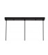 Linear Ceiling Pendant, 3 Light Adjustable E14, Matt Black, Painted Gold - 4