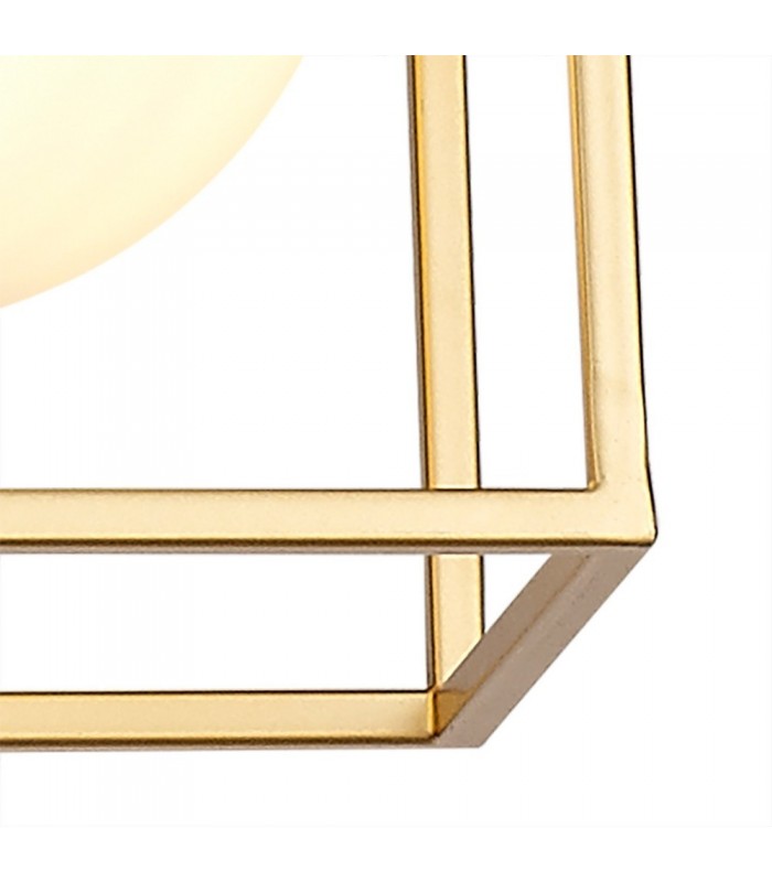 Linear Ceiling Pendant, 3 Light Adjustable E14, Matt Black, Painted Gold - 7