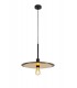 Single 3 In1 Ceiling Flush, Semi-Fush & Dome Ceiling Pendant Light, Adjustable E27, Black, Gold - 3
