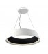 LED 1 Light Large Ceiling Pendant White, Black - 1
