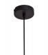 Single 3 In1 Ceiling Flush, Semi-Fush & Dome Ceiling Pendant Light, Adjustable E27, Black, Gold - 15