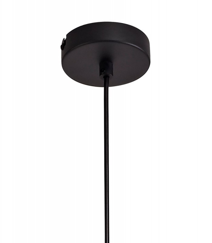 Single 3 In1 Ceiling Flush, Semi-Fush & Dome Ceiling Pendant Light, Adjustable E27, Black, Gold - 15