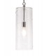 Ceiling Pendant, 1 Light E27, Polished Chrome, Clear - 5
