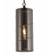Ceiling Pendant, 1 Light E27, Matt Black, Smoked - 5