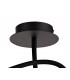 Semi Flush Ceiling, 1 Light Adjustable Arm, 1 x 5W LED, 3000K, 310lm, Black, Aluminium - 4