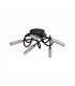 Semi Flush Ceiling, 5 Light Adjustable Arms, 5 x 5W LED Dimmable, 3000K, 1550lm, Black, Aluminium - 3