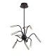 Sputnik Ceiling Pendant, 9 Light Adjustable Arms, 9 x 4W LED Dimmable, 3000K, 2250lm, Black, Aluminium - 1