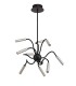 Sputnik Ceiling Pendant, 9 Light Adjustable Arms, 9 x 4W LED Dimmable, 3000K, 2250lm, Black, Aluminium - 4
