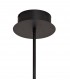 Sputnik Ceiling Pendant, 9 Light Adjustable Arms, 9 x 4W LED Dimmable, 3000K, 2250lm, Black, Aluminium - 5