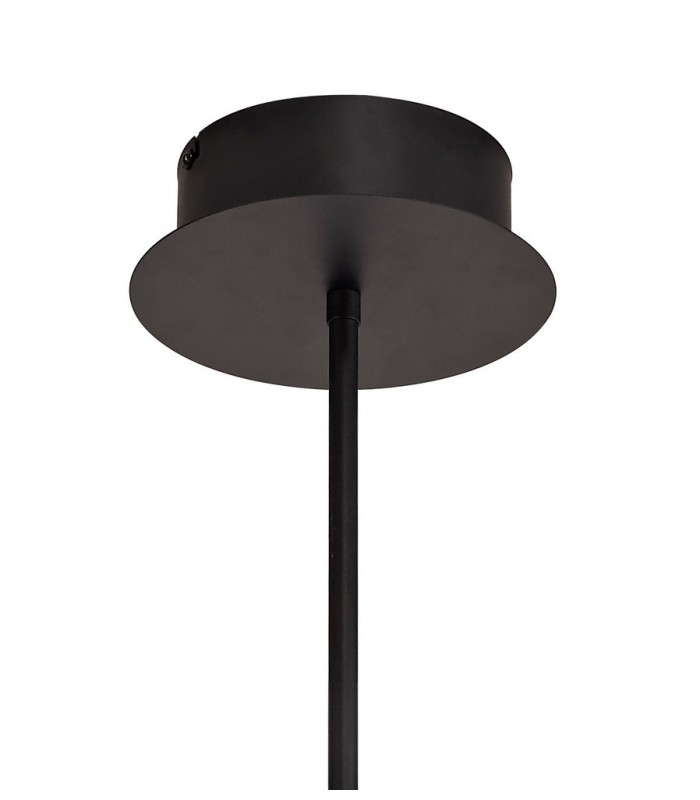 Sputnik Ceiling Pendant, 9 Light Adjustable Arms, 9 x 4W LED Dimmable, 3000K, 2250lm, Black, Aluminium - 5