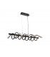 Linear Ceiling Pendant, 8 Light Adjustable Arms, 8 x 4W LED Dimmable, 3000K, 2000lm, Black, Aluminium - 1