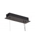 Linear Ceiling Pendant, 8 Light Adjustable Arms, 8 x 4W LED Dimmable, 3000K, 2000lm, Black, Aluminium - 4