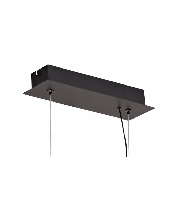 Linear Ceiling Pendant, 8 Light Adjustable Arms, 8 x 4W LED Dimmable, 3000K, 2000lm, Black, Aluminium - 4