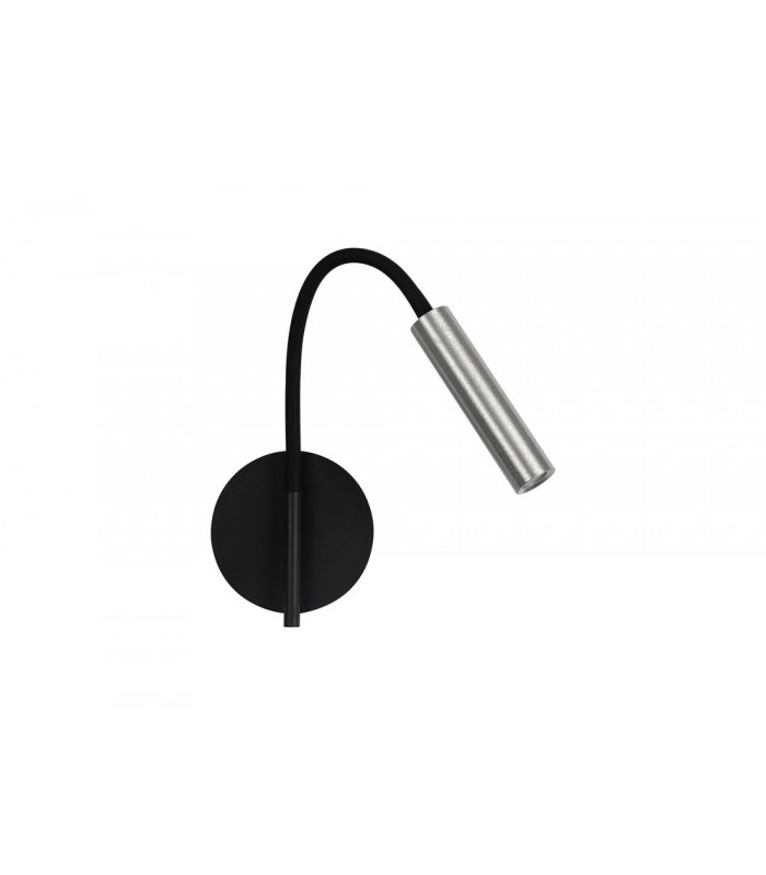 Wall Lamp, 1 Light Adjustable Switched, 1 x 5W LED, 3000K, 311lm, Black, Aluminium - 3
