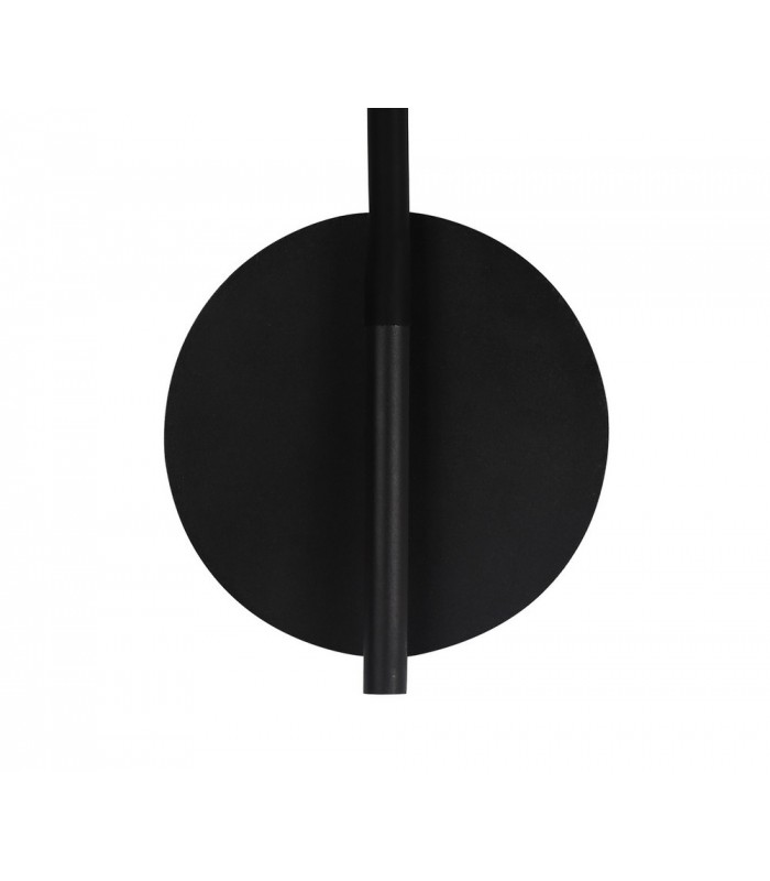 Wall Lamp, 1 Light Adjustable Switched, 1 x 5W LED, 3000K, 311lm, Black, Aluminium - 4