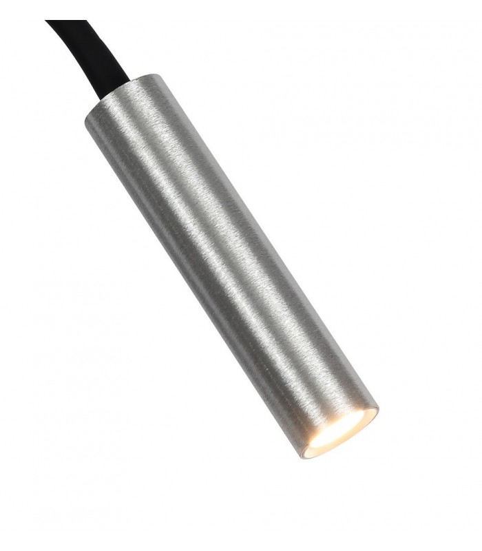 Wall Lamp, 1 Light Adjustable Switched, 1 x 5W LED, 3000K, 311lm, Black, Aluminium - 5