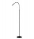 Floor Lamp, 1 Light Adjustable Switched, 1 x 7W LED, 3000K, 436lm, Black, Aluminium - 1