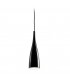 1 Light Slim Dome Ceiling Pendant Black 10cm, E27 - 1