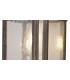 Large Wall Lamp, 1 x E27, Brushed Black Gold, Seeded Glass, IP54 - 8